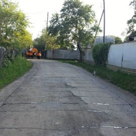 В Арсеньеве идет ремонт улицы Станционная 1