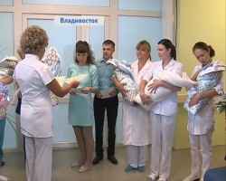 Во Владивостоке женщина родила сразу пятерых детей