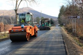 Завершается ремонт дороги к горнолыжной базе в Арсеньеве