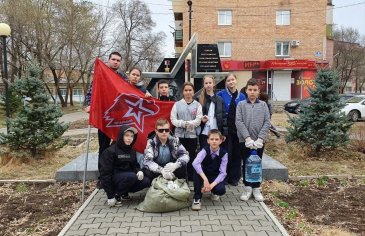 Юнармейцы Арсеньева продолжают реализацию военно-патриотической акции «Верни герою имя»